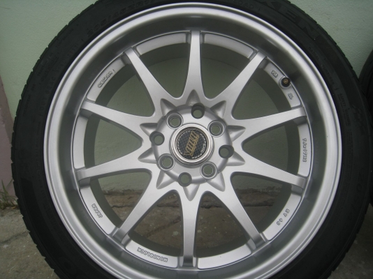 ขายล้อแม็ก CE28N 17"x7" 4/100 et40 +ยาง ปี12  (081-3747940)