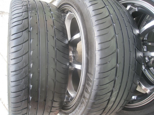 ขายล้อแม็ก Advanti Motor Rismo 17"x7" 5/114 et40 + ยางปี10-12(081-3747940)