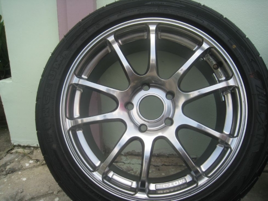 ขายล้อแม็ก Advanti Motor Rismo 17"x7" 5/114 et40 + ยางปี10-12(081-3747940)