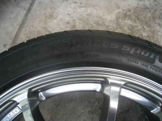 ขายล้อแม็ก Advanti Motor Rismo 17"x7" 5/114 et40 + ยางปี10-12(081-3747940)