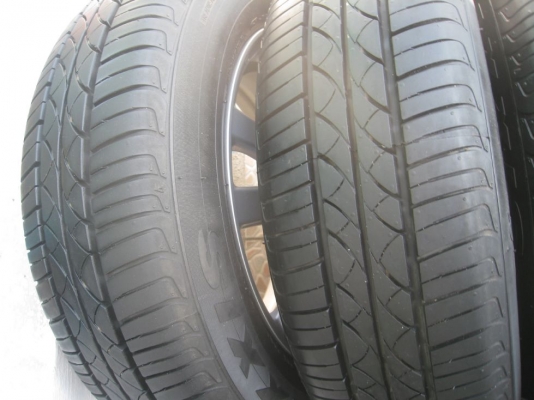 ขายล้อแม็กเดิม Honda brio 14 นิ้ว 4/100 +ยางปี 12 (081-3747940)