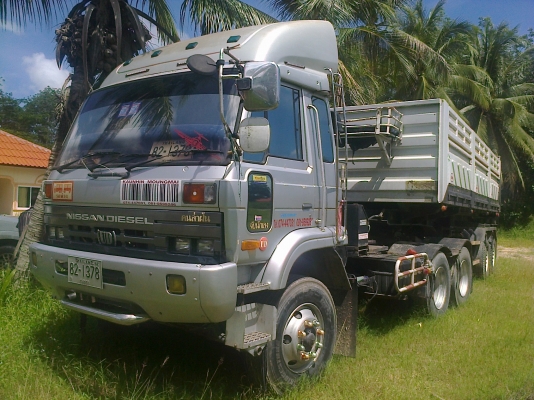 (ขาย สดหรือดาวน์..)10ล้อหัวลากUD290แรง+หางพ่วงเซมิดั้ม2คานของสามมิตร