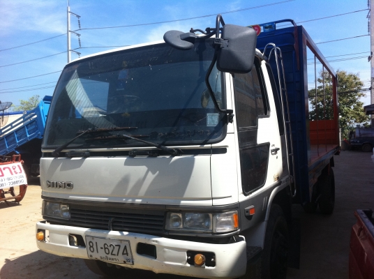 ขายรถบรรทุก 6 ล้อ (ดั้ม) อลูมิเนียม ฮีโน่ KR320 เครื่อง 150 แรงม้า หัวสิงห์ไฮเทค ยางดี คัสซีสวยมาก