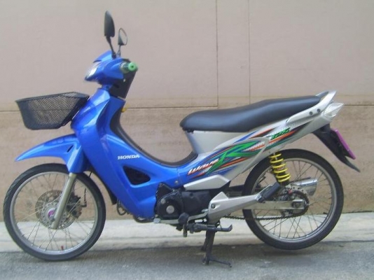 ขาย Honda Wave 125cc สีน้ำเงิน เทา จดทะเบียนปี48  พรบ.หมด พ.ค.56