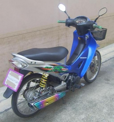 ขาย Honda Wave 125cc สีน้ำเงิน เทา จดทะเบียนปี48  พรบ.หมด พ.ค.56