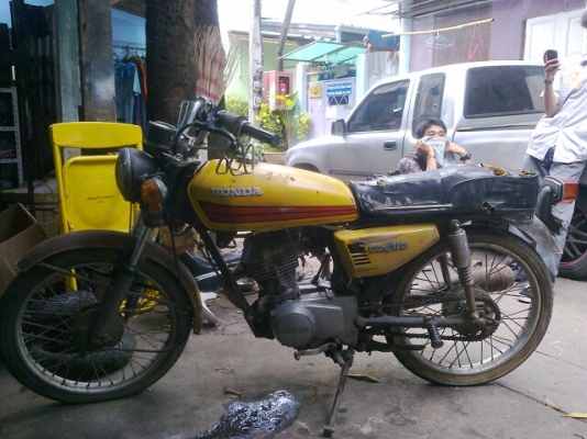 ขาย cg 110 6900 nobook ครับ รถจอดไม่ติด