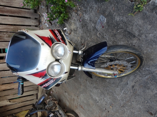 ขายด่วน YAMAHA-TZR-สีขาว เอกสารพร้อมโอน สนใจ 081-005-8785