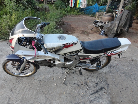 ขายด่วน YAMAHA-TZR-สีขาว เอกสารพร้อมโอน สนใจ 081-005-8785