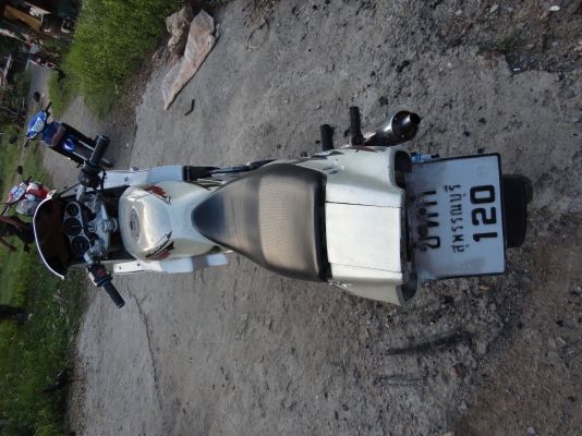 ขายด่วน YAMAHA-TZR-สีขาว เอกสารพร้อมโอน สนใจ 081-005-8785