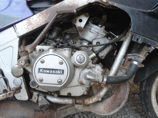 kawasaki kr 150 cc ขับได้ ทีเดียวติด