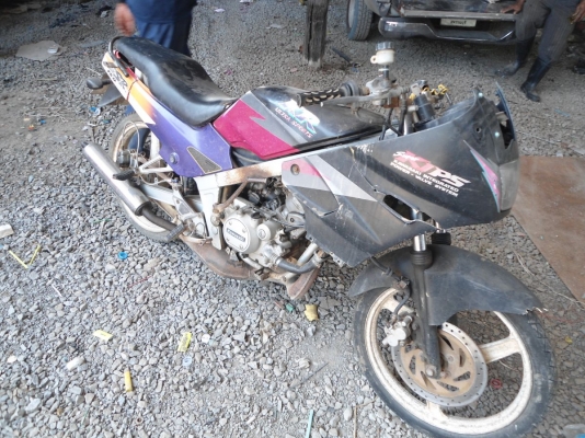 kawasaki kr 150 cc ขับได้ ทีเดียวติด