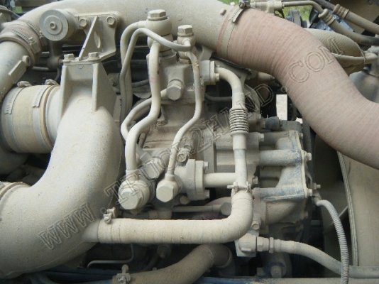 รถบรรทุก 10 ล้อดั๊มพ์ ยี่ห้อ HINO MEGA 320 แรงม้า มีหัวลำโพงระบบลากจูง