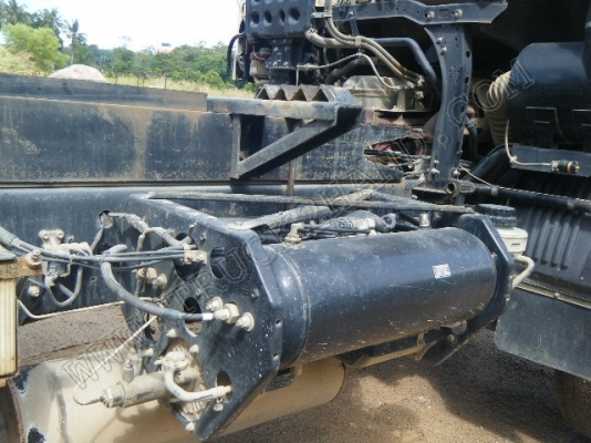 รถบรรทุก 10 ล้อดั๊มพ์ ยี่ห้อ HINO MEGA 320 แรงม้า มีหัวลำโพงระบบลากจูง