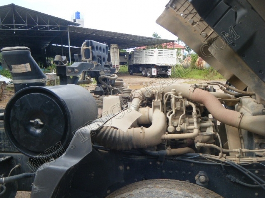 รถบรรทุก 10 ล้อดั๊มพ์ ยี่ห้อ HINO MEGA 320 แรงม้า มีหัวลำโพงระบบลากจูง