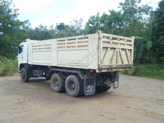 รถบรรทุก 10 ล้อดั๊มพ์ ยี่ห้อ HINO MEGA 320 แรงม้า มีหัวลำโพงระบบลากจูง