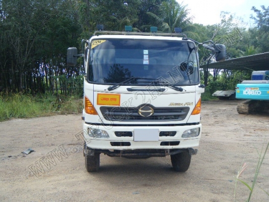 รถบรรทุก 10 ล้อดั๊มพ์ ยี่ห้อ HINO MEGA 320 แรงม้า มีหัวลำโพงระบบลากจูง