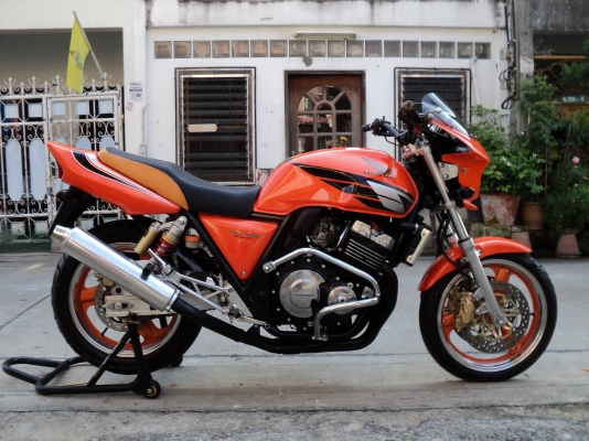 ((มือ1เมืองไทย)) CB400sf ปี98/เวอร์ชั่นSบลักแดงคาบูไฟฟ้าสวยกริ๊บ