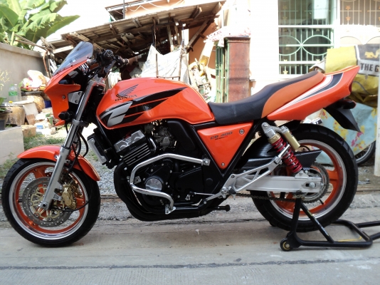 ((มือ1เมืองไทย)) CB400sf ปี98/เวอร์ชั่นSบลักแดงคาบูไฟฟ้าสวยกริ๊บ