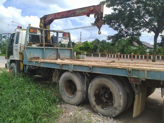 ขายถูก...10ล้อหางปลา2เพลาFVZ12Mวางเครื่อง210แรง6SA1 ติดเครนTADANO 3ตัน ขายถูก...10ล้อหางปลา2เพลาFVZ12Mวางเครื่อง210แรง6SA1 ติดเครนTADANO 3ตัน