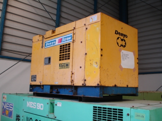 ปั้มลม Denyo ขนาด 90 และ 130 cfm สภาพดีมาก ราคาไม่แพงครับ