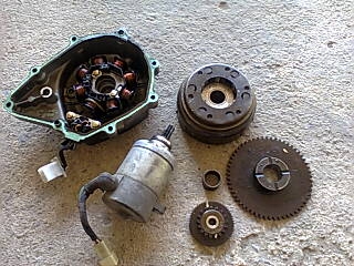 ขาย ชุดสตาทมือ เวฟ125  ครบสวยจัด  3000 บาท