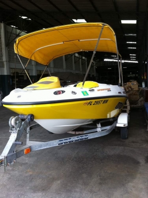 ขายถูก SeaDoo Jet Boat  ปี 04 พร้อมเทเลอร์