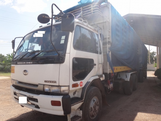 ขายด่วนรถสิบล้อสองเพลาดั้มพ์ พ่วง แม่-ลูก  NISSAN  UD  CW   พร้อมใช้งานตามปกติ