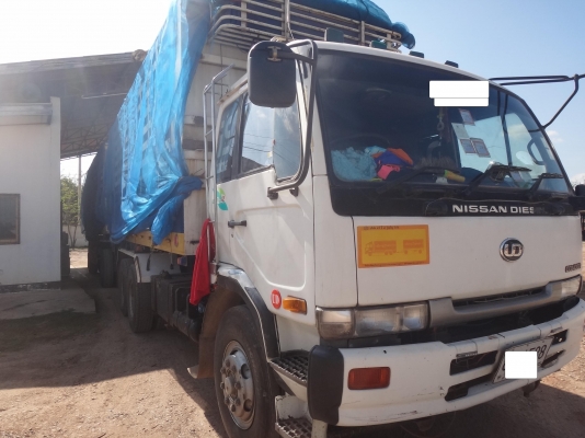 ขายด่วนรถสิบล้อสองเพลาดั้มพ์ พ่วง แม่-ลูก  NISSAN  UD  CW   พร้อมใช้งานตามปกติ