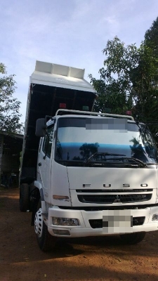 รถมิตซู 6 ล้อดั๊ม 240 แรงม้า ปี 53 รถวิ่ง 80000 กว่าโล ( รถห้างแท้ )