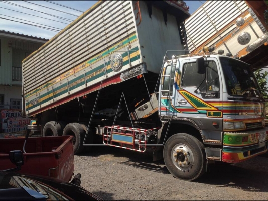 ขาย พ่วง 18 ล้อ / ฮีโน่ 2K 240 แรง สมอเงิน / ดั๊มแม่-ดั๊มลูก เกษตร อู่ ฮวดการช่าง / ปี 2543