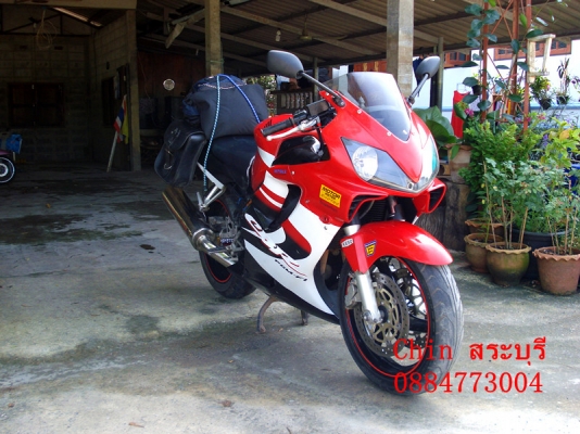 ขายCBR600cc F4 ปี2002 ทะเบียน เครื่องดีมาก ภายในพร้อมลุยหน้าหนาว