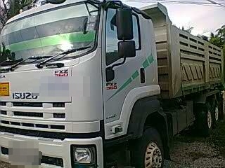 รถอิซูซุ 10 ล้อดั๊ม FXZ 360 แรงม้า ปี 52 วิ่ง 300000 กว่าโล ( ขายแม่ลูก )