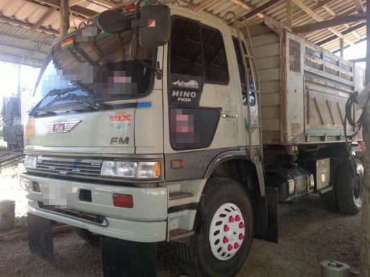 รถฮีโน่ 10 ล้อดั๊ม  FM3M  240 แรงม้า ( ขายแม่ลูก )