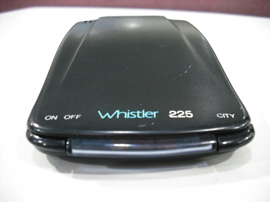 เครื่องเตือนการตรวจจับความเร็ว WHISTLER 225 เครื่องเตือนการตรวจจับความเร็ว WHISTLER 225