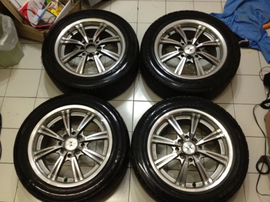 ขายแม็กซ์มือ2 VIP Master ขอบ 15 4รู100/114+ยาง ราคา 7900 บาท ราคาถูก