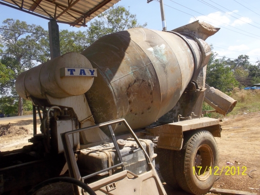 ขาย6ล้อโม่ปูน  ยาง900  มิตซูบิชิ  145  แรงม้า