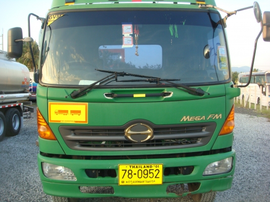 รถปี-2551**HINO-MEGA-FM-1-J-260-HPพร้อมกระบะ-ก้าง-พื้น-ตู้ผ้าใบ