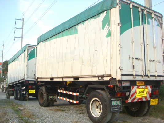 รถปี-2551**HINO-MEGA-FM-1-J-260-HPพร้อมกระบะ-ก้าง-พื้น-ตู้ผ้าใบ