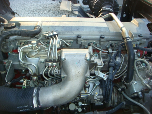 รถปี-2551**HINO-MEGA-FM-1-J-260-HPพร้อมกระบะ-ก้าง-พื้น-ตู้ผ้าใบ