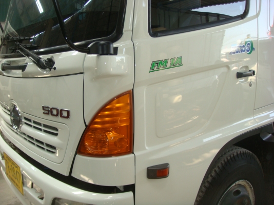 รถปี-2551**HINO-MEGA-FM-1-J-260-HPพร้อมกระบะ-ก้าง-พื้น-ตู้ผ้าใบ
