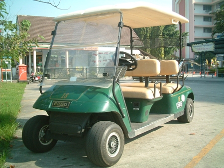 ขายรถกอล์ฟไฟฟ้าขาย 89,000  E-Z-GO 4 ที่นั่ง  (บางกะปิ)
