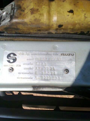 ขาย อีซูซุ ปี39 สภาพดีทะเบียนพร้อมโอน เครื่องดีคัทซีสวย รถเดิมๆๆ