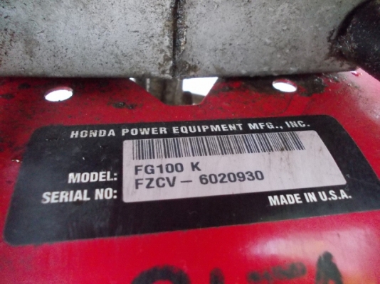 รหัส:12000903เครื่องพรวนดินHONDAของญี่ปุ่นผลิตที่U.S.Aประหยัดน้ำมันเคลื่อนที่ง่ายwww.nihonmono.com
