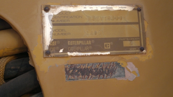 ขายรถเกรด CAT 140G 72 V  SERIAEL 14300  เล่มทะเบียน