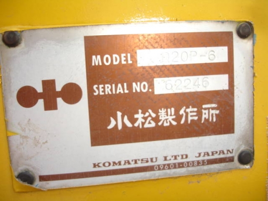 ขายรถแท็กเตอร์ หรือดันดิน KOMATSU รุ่น D20P-6 สภาพสวยมากพร้อมใช้งาน เครื่องดี เกียร์ตัด สนใจติดต่อเจี๊ยบได้เลยค่ะ ที่ 082-3420501 ค่ะ ขายรถแท็กเตอร์ หรือดันดิน KOMATSU รุ่น D20P-6 สภาพสวยมากพร้อมใช้งาน เครื่องดี เกียร์ตัด สนใจติดต่อเจี๊ยบได้เลยค่ะ ที่ 082-3420501 ค่ะ