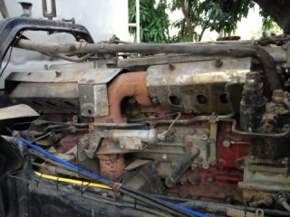 Hino FM2K เครื่อง K13D 5 เกียร์เดินหน้า สโลยก เกียร์สาย แอร์ ครัชเพิ่งทำอะไร่แท้จากศูนย์ ยาง 80\%