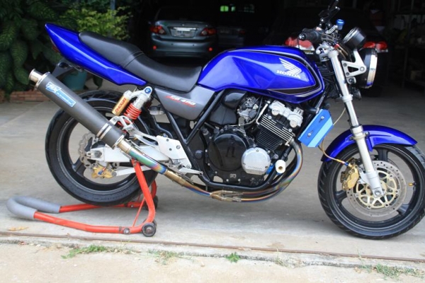 ขาย CB 400 เทค 1 ปี 2002 สรรพสามิตแท้ ท่อสูตร TSR ขึ้นรุ้งแล้วสวยๆ 94000