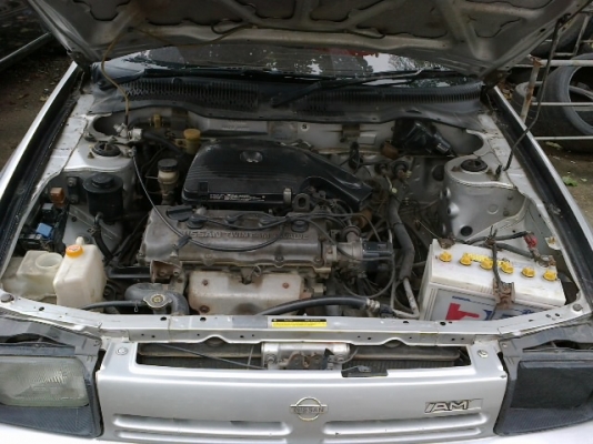 ขายด่วนนิสสันซันนี่ปี95เครื่องหัวฉีดเกียร์ออโต้ ติดแก๊สระบบหัวฉีด