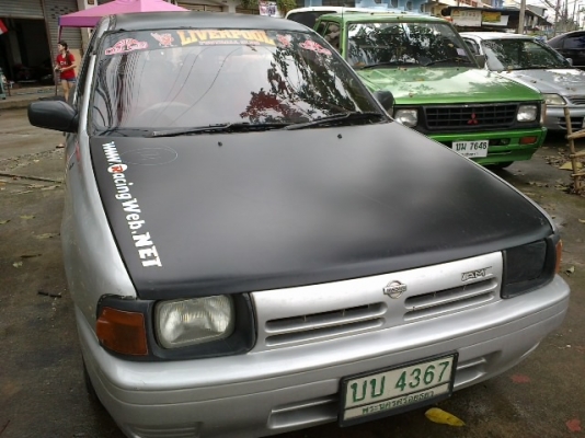 ขายด่วนนิสสันซันนี่ปี95เครื่องหัวฉีดเกียร์ออโต้ ติดแก๊สระบบหัวฉีด