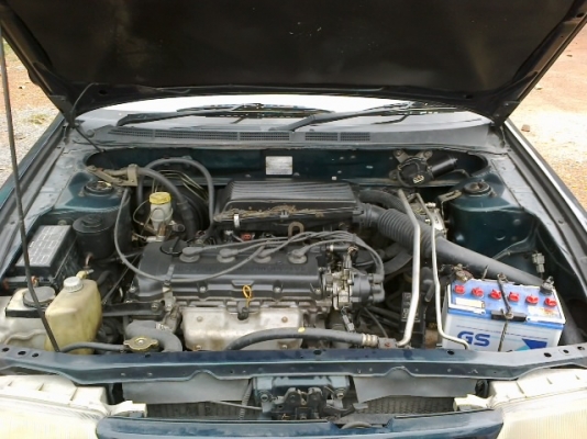 ขายด่วนนิสสันซันนี่ปี95เครื่องหัวฉีดเกียร์ออโต้ ติดแก๊สระบบหัวฉีด